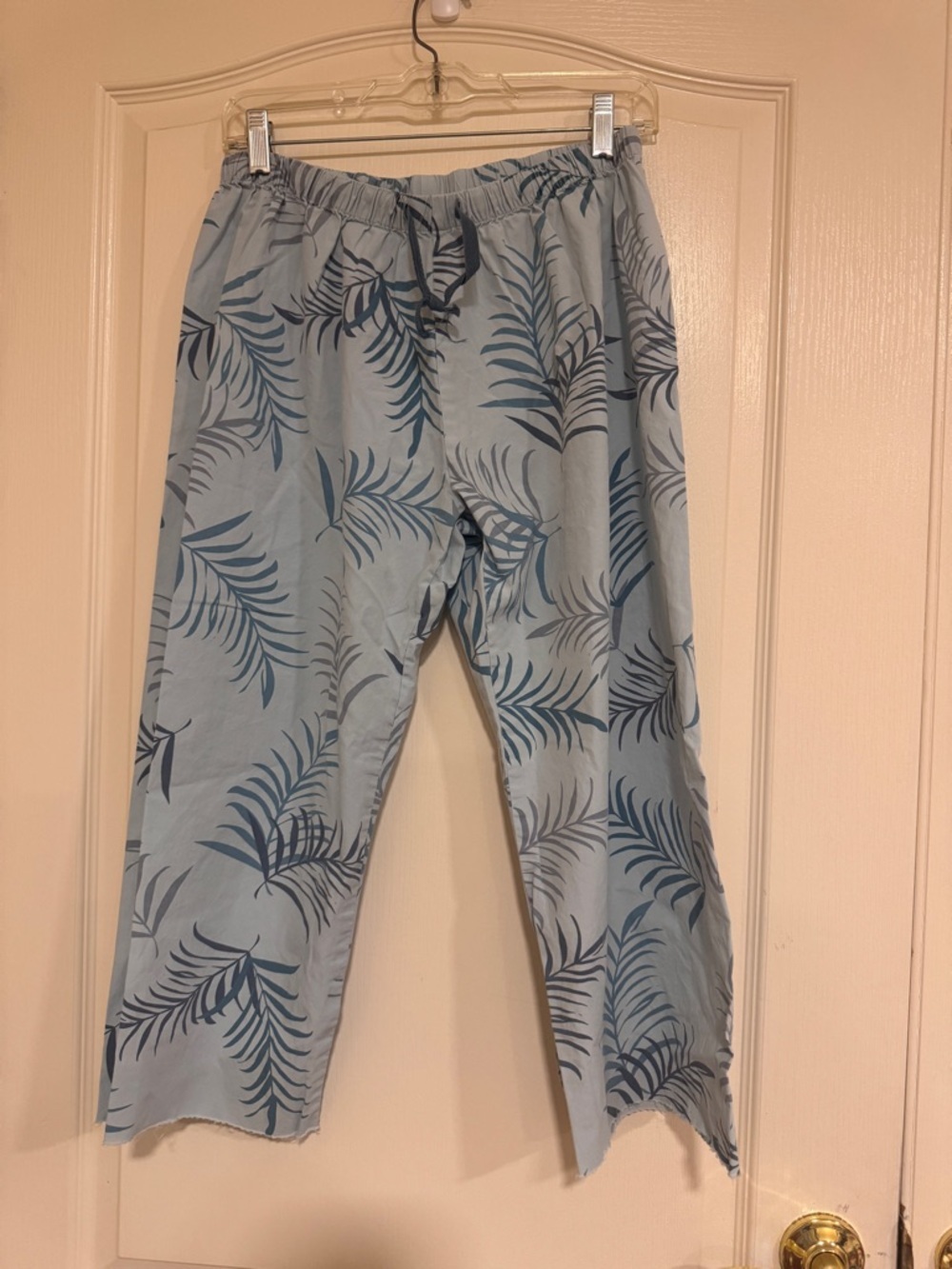 Margaritaville Light Blue Palm-Print Lounge Pants